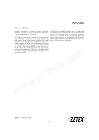 ZXSC400E6TA數據表 頁面 9