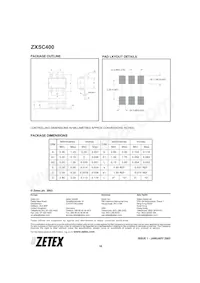 ZXSC400E6TA Datasheet Pagina 16