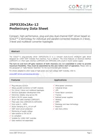 2SP0320V2A0-12 Datasheet Cover