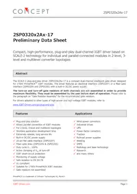 2SP0320V2A0-17 Datasheet Cover