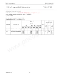 74HC4511N Datasheet Page 7