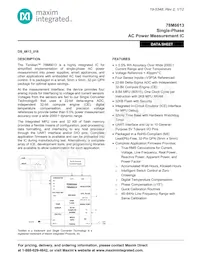 78M6613-IMR/F/PC1 Datasheet Cover