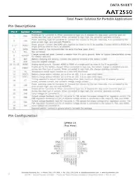 AAT2550ISK-CAA-T1 Datasheet Page 2