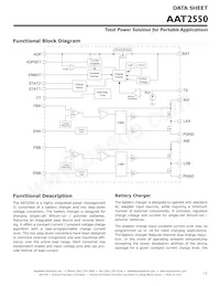 AAT2550ISK-CAA-T1 Datasheet Page 13