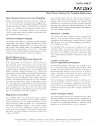 AAT2550ISK-CAA-T1 Datasheet Page 15