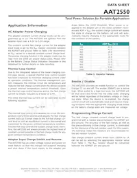 AAT2550ISK-CAA-T1 Datenblatt Seite 17