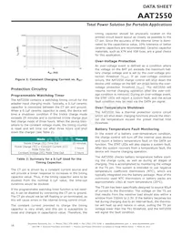 AAT2550ISK-CAA-T1 Datasheet Page 18