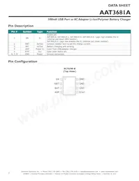 AAT3681AIJS-4.2-2-T1 Datasheet Pagina 2