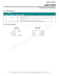 AAT4900IGV-T1 Datasheet Page 2