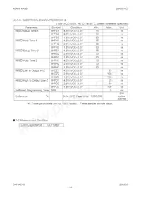 AK6514CN Datasheet Page 14