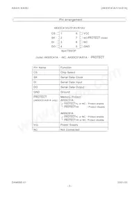 AK93C41AV Datasheet Page 3