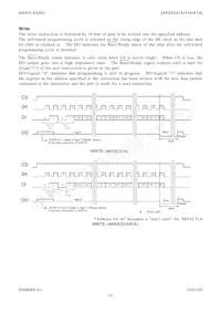 AK93C41AV Datasheet Page 5