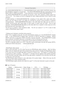 AK93C65BL Datasheet Page 2