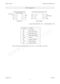 AK93C75AV Datasheet Pagina 3