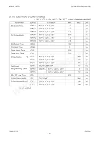 AK93C75AV Datasheet Pagina 11