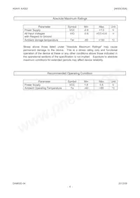 AK93C85AM Datasheet Page 6