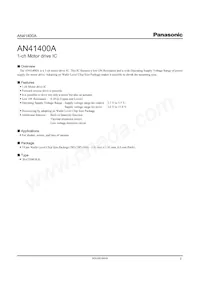 AN41400A-PB Datasheet Pagina 3