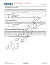 APM8600FB-7 Datasheet Page 5