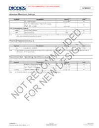 APM8601FB-7 Datasheet Page 5