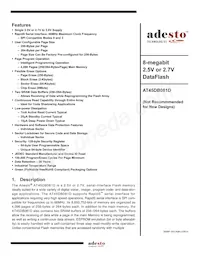 AT45DB081D-SU SL955-AD Datasheet Cover