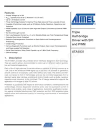 ATA6831-PIQW Datenblatt Cover