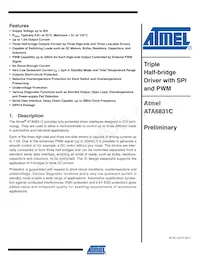 ATA6831C-PIQW Datenblatt Cover