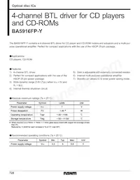 BA5916FP-YE2 Datasheet Cover