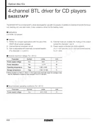 BA5937AFP-E2 Datasheet Cover