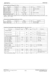BM1P067FJ-E2 Datenblatt Seite 2