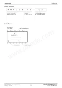 BM6203FS-E2 Datasheet Page 20