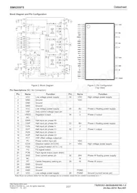 BM6208FS-E2 Datasheet Page 2