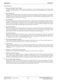 BM6209FS-E2 Datasheet Pagina 23