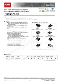 BR93G76FJ-3BGTE2 Datasheet Cover