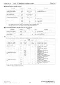 BU97931FV-BZE2 Datasheet Page 3