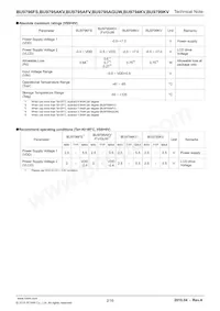 BU9794KV-E2 Datasheet Page 2
