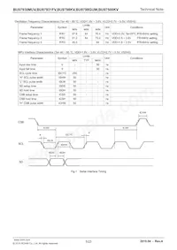 BU9798GUW-E2 Datasheet Page 5