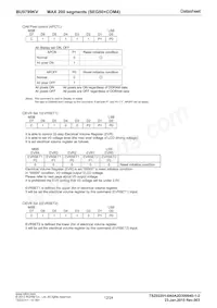 BU9799KV-BZE2 Datasheet Page 12