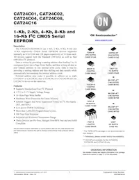 CAT24C01WE-GT3 Datasheet Cover
