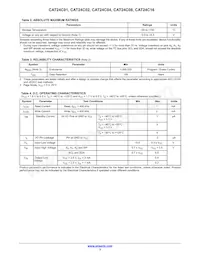CAT24C01WE-GT3 Datasheet Pagina 3