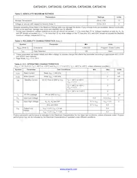 CAT24C01WE-GT3 Datenblatt Seite 3