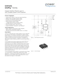 CHY103D Datasheet Cover