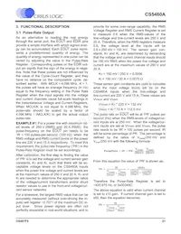 CS5460A-BSZR數據表 頁面 21