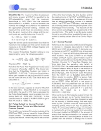 CS5460A-BSZR Datasheet Pagina 22