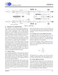 CS5461A-ISZR Datasheet Page 13