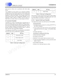 CS5461A-ISZR Datasheet Page 21
