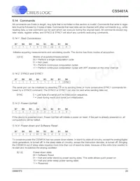 CS5461A-ISZR Datasheet Page 23