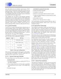 CS5463-IS Datasheet Page 21