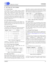 CS5464-IS Datasheet Page 19