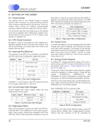 CS5467-ISZR Datasheet Page 20