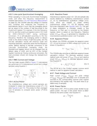 CS5484-INZR Datasheet Page 19